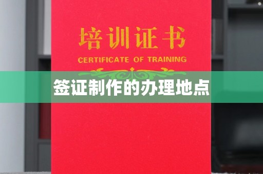 金华签证制作的办理地点